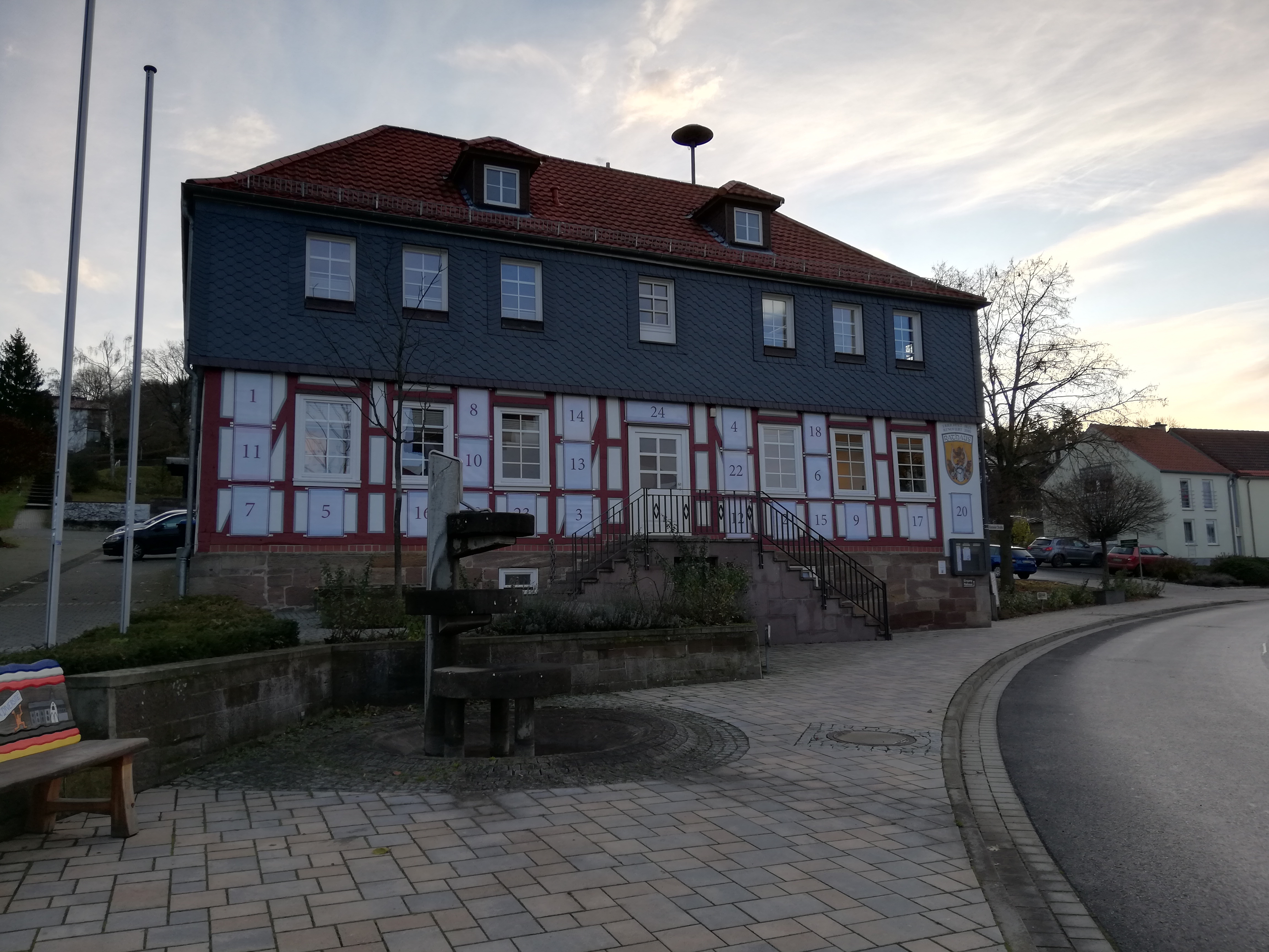 Rathaus im Winter