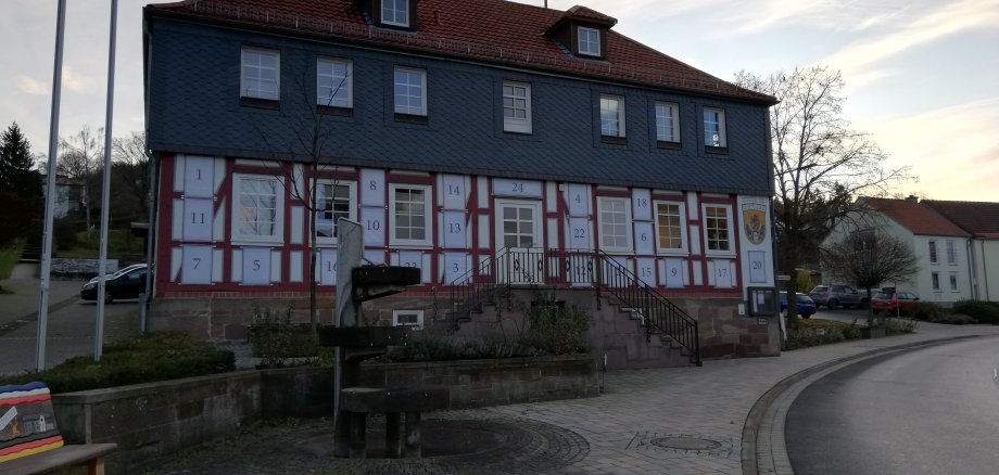 Rathaus im Winter