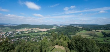 Blick vom Hessenturm auf die Altenburg