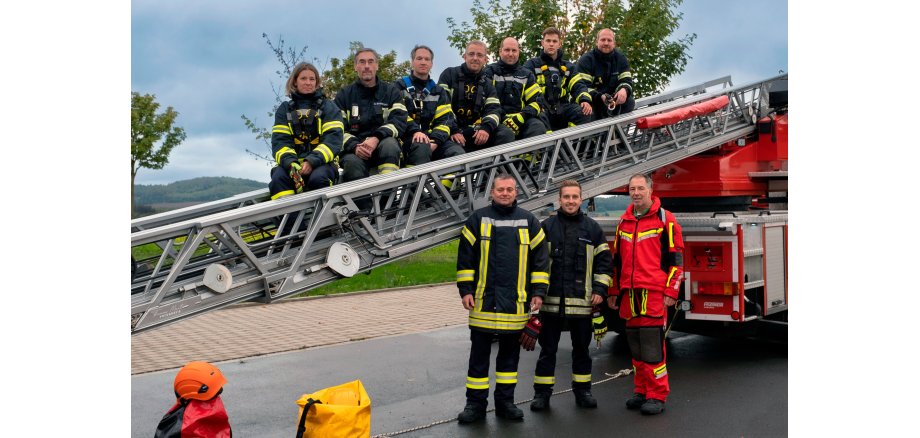 Gruppenbild Teilnehmer Seminar Absturzsicherung