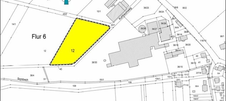 Darstellung des Geltungsbereichs "Auf der Hardt"